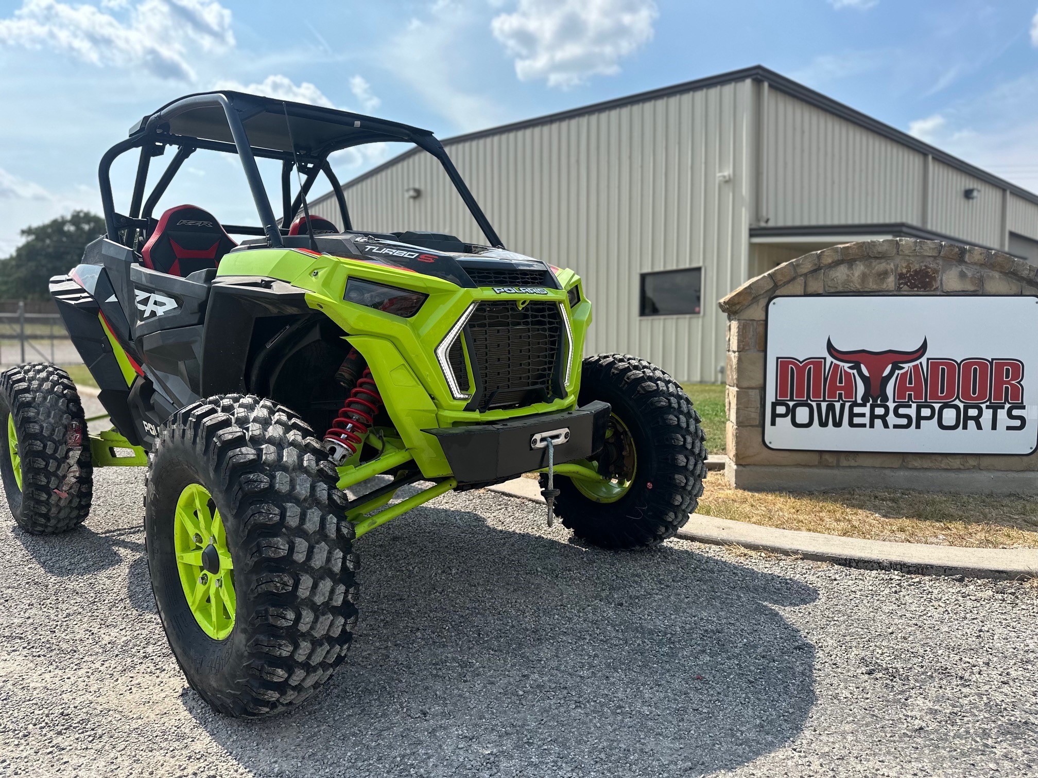 2021 POLARIS® RZR TURBO S LIFTED LIME LE